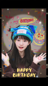 Dopamine Birthday English Sticker Face Eye Sticker Beautiful Cute DIY Makeup Art Nail Art Decoration Sticker 多巴胺脸部饰品生日贴纸