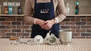 GGYY630 เครื่องบดธัญพเครื่องบดข้าวโพด มือหมุน ขนาด1ลิตร ฮอนฮิลล์เครื่องบดธัญพืชแบบพกพาคู่มือเครื่องบดตารางข้าวโพดเครื่องทำแป้งข้