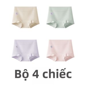 MiiOW | Quần lót cotton cạp cao kháng khuẩn cho nữ mùa hè mỏng thoáng khí không bó sát kiểu dáng tam giác quần lót thoải mái