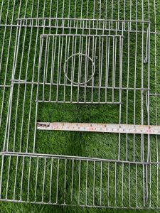 Galvanized Double Door Cage DIY Door for Hamsters Birds Rats Chickens Exotic Animals  Diy pet sliding door