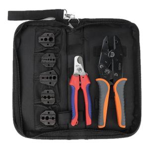 Iwiss | Coaxial Cable Crimping Plier BNC Hexagonal Ferrule Video Termination