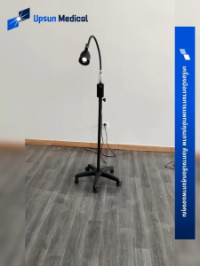 โคมไฟผ่าตัด LED สปอตไลท์ โคมไฟส่องตรวจ โคมไฟแพทย์ โทนแสง Daylight แสงสีขาว ตั้งพื้น สักคิ้ว คลินิก โรงพยาบาล มาตรฐานทาง