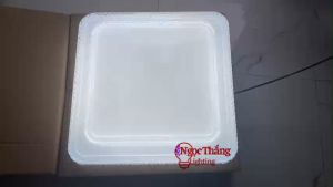 Đèn Mâm Vuông Ốp Trần Hiện Đại Trang Trí Phòng Ngủ Phòng Khách Led 3 Chế Độ Màu 40W OT8520V Ngọc Thắng (Kèm remote điều khiển từ xa)