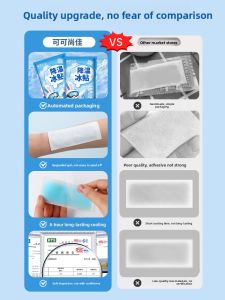 MONLEYTA | Travel Essential Cooling Ice Patch Heatstroke Prevention Short-Term Travel Study Abroad Supplies Comprehensive Military Training Supplies