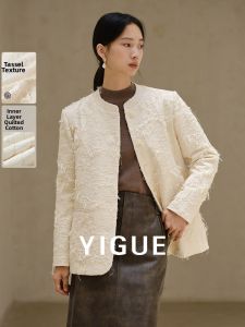 Yigue | Chinese Style Texture Design Womens Suit Jacket