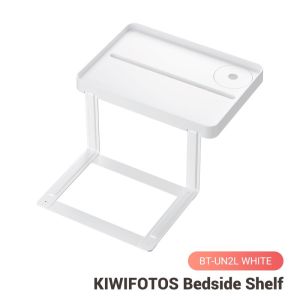 KIWIFOTOS Bedside Shelf for BedBedside Tray Table Under Mattress for Box Spring/Bed Plate Bed/Platform BedLarge Bed Tray Nightstand Shelf Bedside Caddy for College Dorm Bed