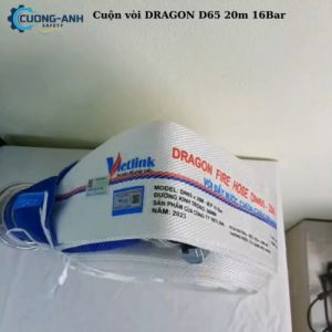 cuộn vòi chữa cháy D65 20m 16bar cuộn vòi cứu hỏa DRAGON 20m 16bar D65 dây dẫn nước máy bơm D65 Dây dẫn nước tưới tiêu 20m D65 dây dẫn nước chữa cháy Hàng chất lượng cao giá rẻ Loại 1