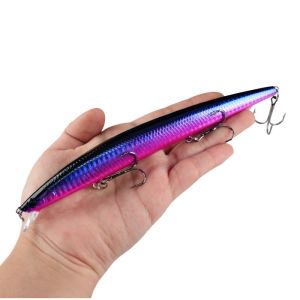 1 Pcs/5 Pcs 18cm 24g Minnow Fishing Lure Laser Crankbait Hard Artificial Bait Plastic Big Fake Fish Lures Sea Fishing Bait