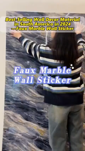 Flexi Marble Sheet Imitation Ceramic 3D Wall Sticker Waterproof Faux Marble Sticker Thickened XPE Wallpaper