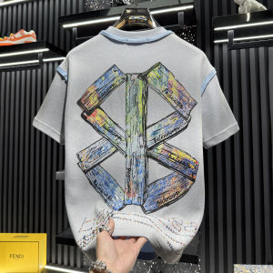 FGD | Men Trendy Ombre Dye Short Sleeve T-Shirt