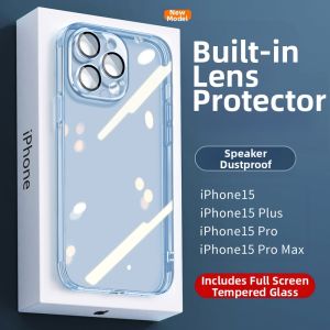 YINGYUE | Anti-Shock Thin Full-Cover iPhone 15 Case