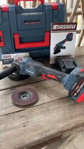 รับประกัน 1 ปี MASARU เครื่องเจียร 4 นิ้ว รุ่น SCG-605N เครื่องเปล่า ไม่มีแบตเตอรี่ เครื่องเจียร์ไร้สาย ลูกหมู เครื่องเจียร เครื่องเจียร ตัดเหล็ก งานเหล็ก งานไม้ ช่างแอร์ งานช่าง อุปกรณ์ช่าง ครบกล่อง อุปกรณ์ ซ่อมบำรุง มาซารุ