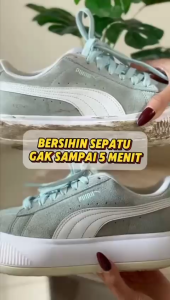 BACUYA Permbersih Sepatu Tanpa Bilas Praktis Aroma Apel Menyegarkan