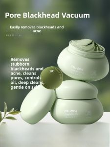 Algn | Salicylic Acid Cleaning Mud Mask Pore Shrinking Blackhead Removal Deep Cleansing Facial Apply Mask Oil Control Moisturizing