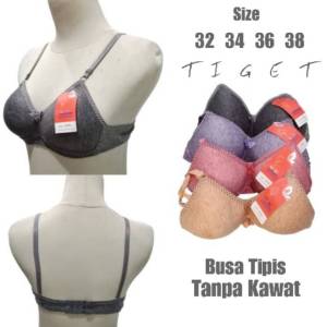 3 PCS Bh Bra wanita perumpuan Cewek yi yi uk size 34 36 38 Remaja Dewasa Murah Busa tipis tanpa kawat