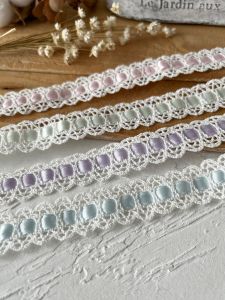 เส้นไหมฝ้าย ลายลูกไม้ ขอบลูกไม้ วัสดุสำหรับตกแต่งเสื้อผ้า งานฝีมือ DIY ชุดร่ม วัสดุตกแต่ง แหล่งกำเนิด จีนแผ่นดินใหญ่