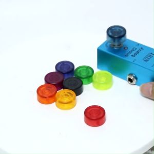 Various colors guitar effect pedal foot switch top cover foot nail cap protective cap plastic