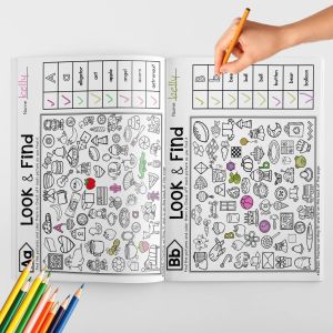 Search and Discover: Hidden Object Book to Sharpen Childrens Attention Focus and Problem