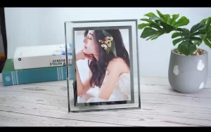 SG Stock 4R 5R 8R A5 A4 Crystal Glass Certificate Photo Frame Wedding Photos Graduation Certificate Award Picture Gift