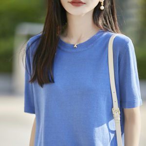 DONGYINUAN | Breathable Tencel-Linen Simple Solid T-Shirt