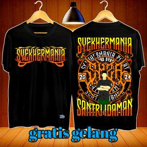 kaos syekhermania terbaru keren murah berkualitas baju syekermania santri pedot