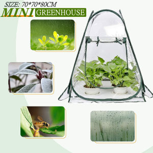 2/4pcs Pop-Up Small Greenhouse for Outdoor Indoor Plant Portable Mini Greenhouse Tent Gardening Backyard Plant Flower Greenhouse Cover