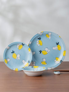 Mino Yaki | Cute Cartoon Design Ceramic Plate