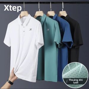 XTEP | Short Sleeve Summer Elastic Quick-Dry Breathable Polo Shirt