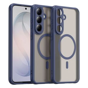 Luxury Skin Feel Frosted Phone Case For Samsung Galaxy S26 FE S24 S25 Plus S26 Ultra for Magsafe Shockproof Bumper Protect Cover
