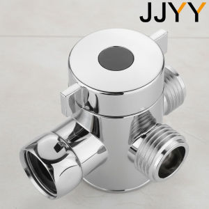 Multifunction 3 Way Shower Head Diverter Valve G1/2 Three Function Switch Adapter Connector Bathroom Handheld Shower