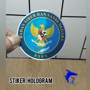Stiker BSSN: Stiker Hologram Badan Siber & Sandi Negara
