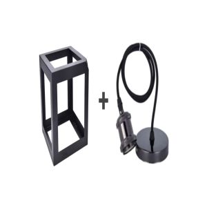 Lampu gantung hias caffe Kap set dan full set  model kubus stigma dan oval murah