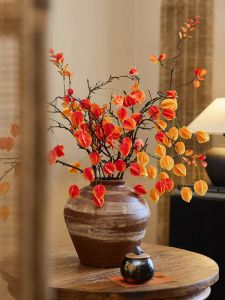 ดอกไม้เทียม ดอกไม้แห้ง ดอกไม้กระถาง ดอกไม้กระถางแบบใหม่ ดอกไม้กระถางแบบยั่งยืน สไตล์จีนย้อนยุค สไตล์ญี่ปุ่น ดอกไม้กระถางแบบปั๊มน้ำ