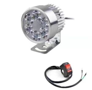 Ultra-Bright LED Headlight for Electric Vehicle Motorcycle External Bulb Projector Light 12V 48V 60V 72V Three-Wheel Car