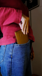 Wilona Leather - Regan Wallet Dompet Lipat Kulit Sapi Minimalis Full Kulit Luar Dalam Premium Quality Cowo Pria Simple Daily