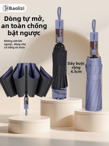 BAOLIZI UMBRELLA | Ô Dù Chống Nắng Tự Động Gập Ngược Chống Bật Lại Đóng Một Nút