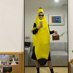 Big Banana Clothes Cos Costume Fruit Costume Performance Funny Anime Costume Kids Adult Matching Funny Costume