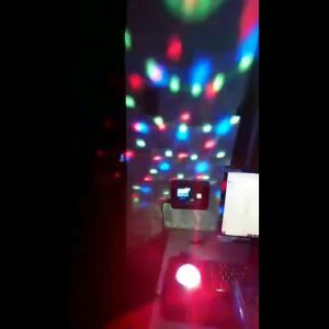 Sound Sensor Activated Party Disco Light DJ Lighting RGB Sound Activated Light with Remote Control