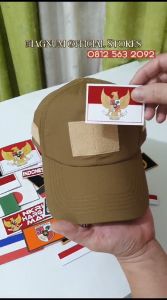 Logo AMPG GOLKAR Topi Tactical PDL Army BONUS FREE 3 Patch Emblem Prepet Perekat Velkro