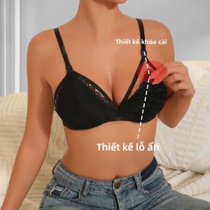 Áo Ngực Cho Bà Bầu Cho Con Bú Phía Trước Mở Không Dây Hỗ Trợ Cho Con Bú Đồ Lót Cho Phụ Nữ Mang Thai Có Dây Đai Điều Chỉnh Chống Chảy Xệ