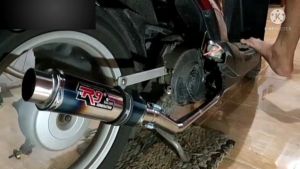 Knalpot Racing R9 Mugello Beat fi karbu mio sporty smile m3 Scoopy karbu fi vario 110 125 n max aerox spacy genio