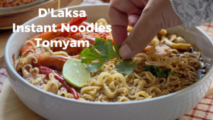 [ HALAL ] 2 x 120g / 6 x 120g - D Laksa Instant Noodles - Tomyam Flavor