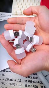Lampu Mini LED USB Eye Lampu Tidur Mini Portable Travel Lampu Baca Kecil