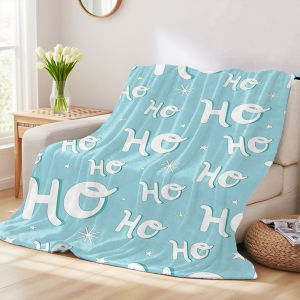 Beast Kingdom | Christmas Ho Typo Winter And Summer Dual-Use Comfortable Flannel Blanket Soft And Sticky Sofa Cover Blanket Exquisite Gift