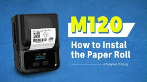 Phomemo M120 Bluetooth Thermal Label Printer Support 20-50mm Print Width Portable Inkfree Label Make Sticker Machine