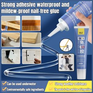 Wooden floor special glue metal closing pressure strip strong adhesive