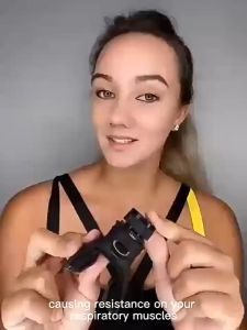 Portable breathing trainer Increases lung capacity Aerobic adjustable resistance exercisers quickly increase lung capacity