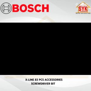 SYK Bosch X-Line 83 Pcs Accessories Screwdriver Bit Drill Bits Set Tools Set Pemutar Skru Mata Drill Skru - 2607017403