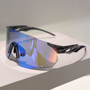 KAMMPT Rimless Oversized Goggle Men 2025 New Wrapped Round Mirror Sports Sunglasses Trendy Outdoor Cycling Protective Shades