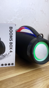 ( TẶNG KÈM DÂY ĐEO ) Loa Bluetooth Boombox 4 Du Lịch Thế Hệ Mới - Bass Mạnh Âm Thanh Lớn Cực Đỉnh Bluetooth 5.2 Bảo Hành Lỗi 1 Đổi 1 Trong 1 Tháng